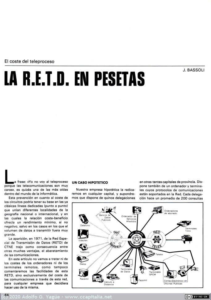 754 - La R.E.T.D. en pesetas. Chip Informática n6 (1), 1981