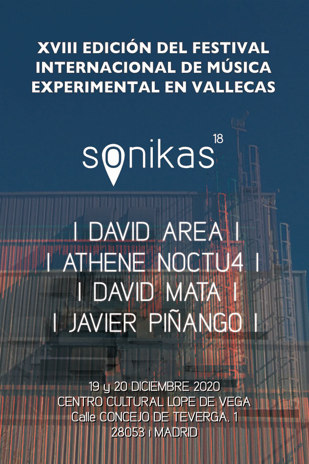 Flyer de Sonikas 18 - 19 y 20 de Diciembre del 2020