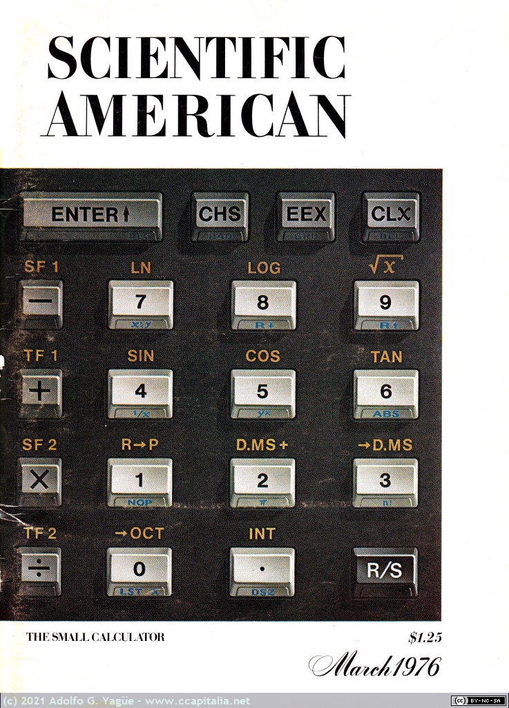 1495 - The Small Electronic Calculator. Scientific American (1), 1976