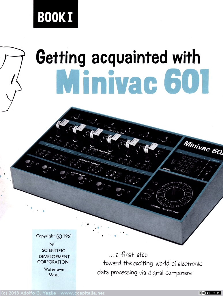 034 - Minivac 601. Book 1 (2), 1961