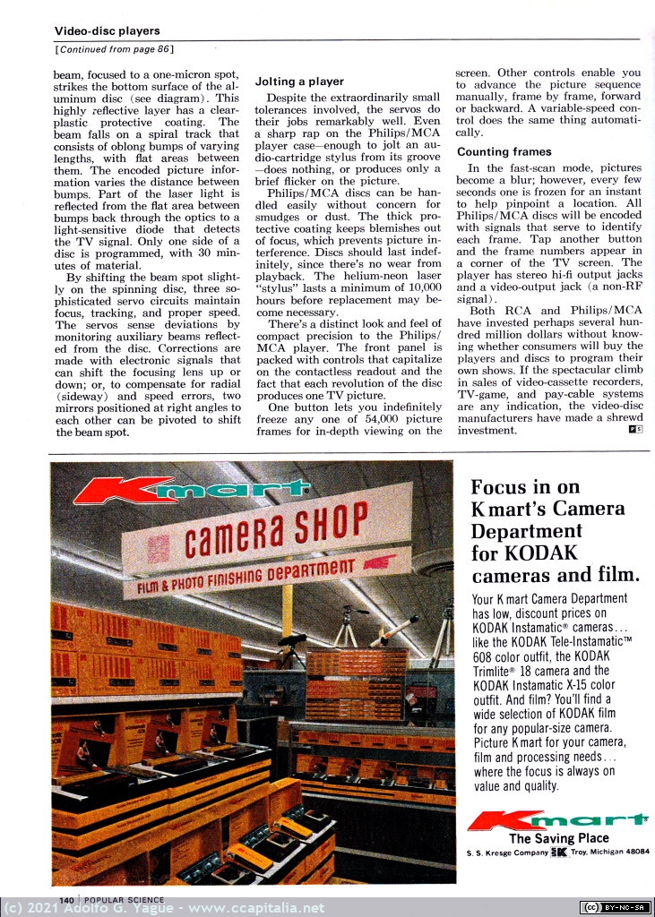 1541 - Video-Disc Players. Popular Science (5), 1977