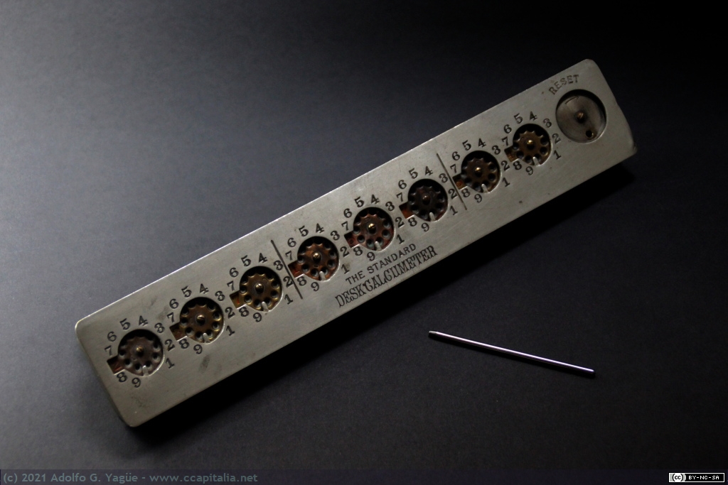 1547 - The Standard Desk Calcumeter. Sumadora (1), 1910