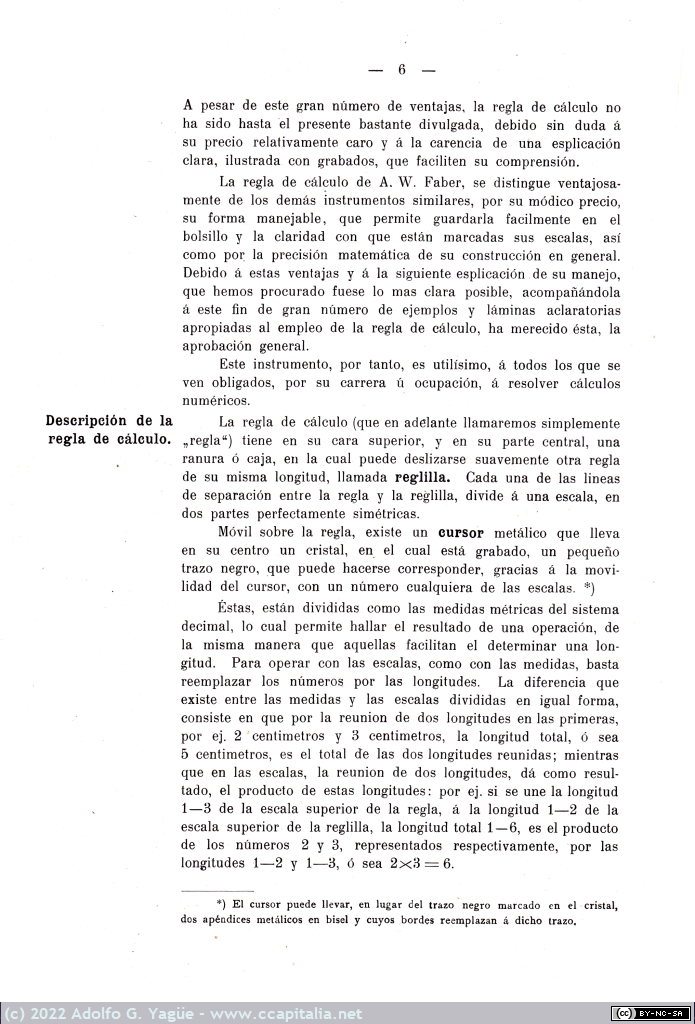 1590 - Del uso y manejo de la regla de cálculo de A. W. Faber (5), 1909