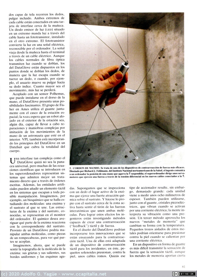 035 - Interfases para ordenadores avanzados. Investigación y Ciencia (7), 1987