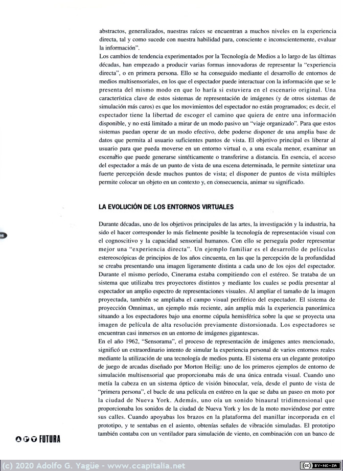 1463 - Art Futura 1990. Entornos virtuales, simulación y telepresencia, Scott S. Fisher (4), 1990