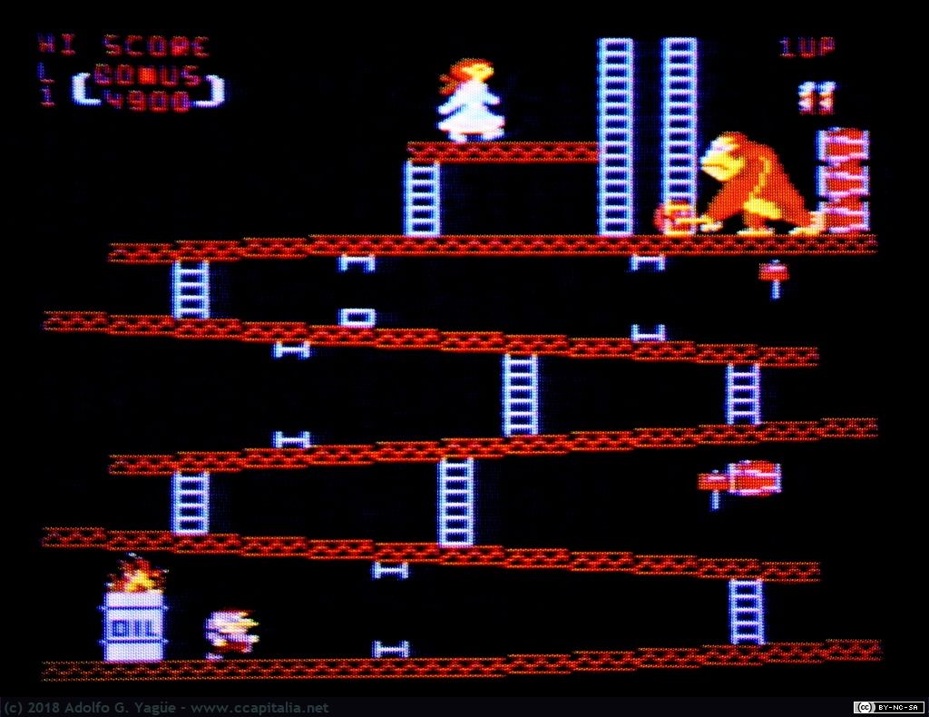420 - Donkey Kong para Atari 400/800. Nintendo (2), 1983