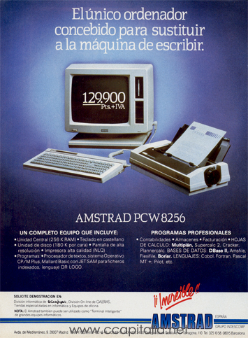 Amstrad PCW 8256