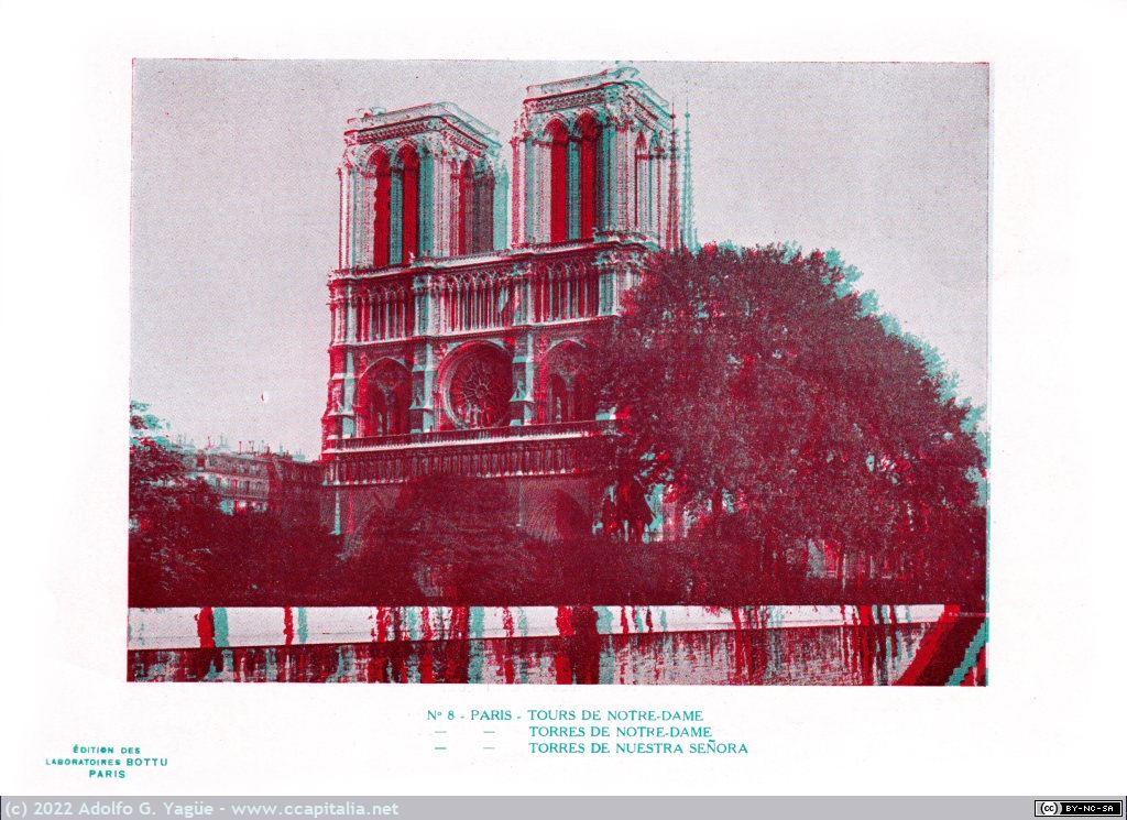 1570 - Imágenes anaglíficas promocionales de Laboratorios Farmaceuticos Bottu, París (3), Años 20