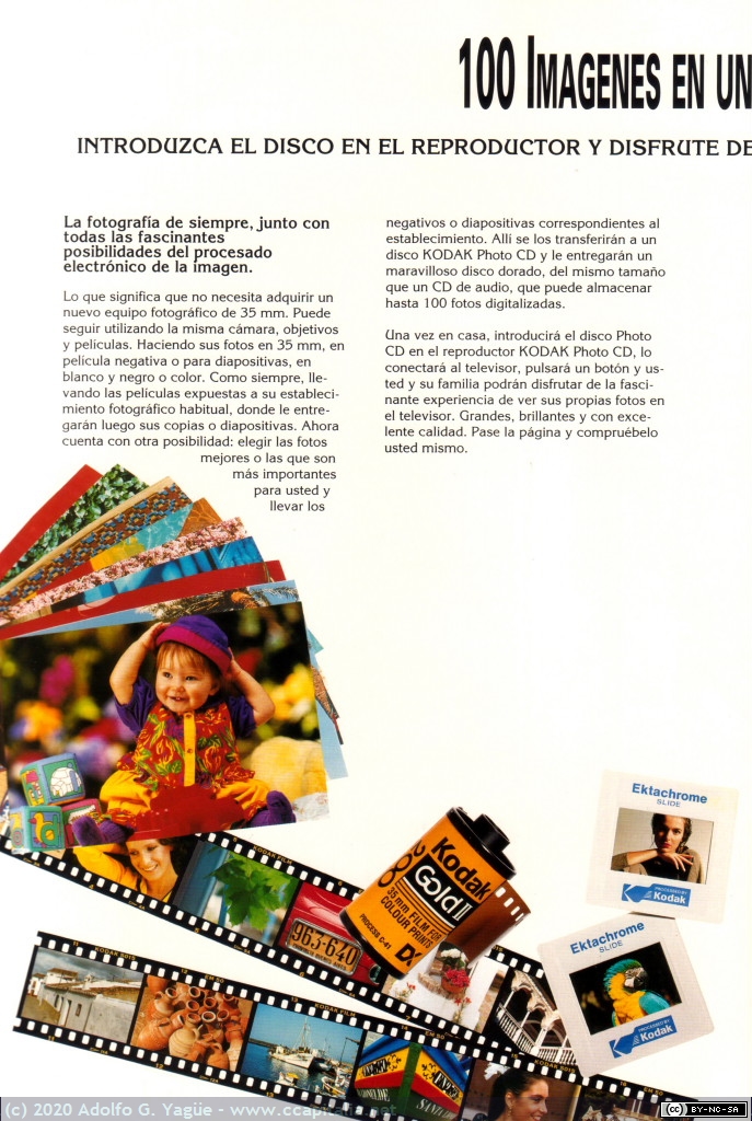 1309 - Kodak Photo CD. Sus fotos vivas en TV (2), 1992