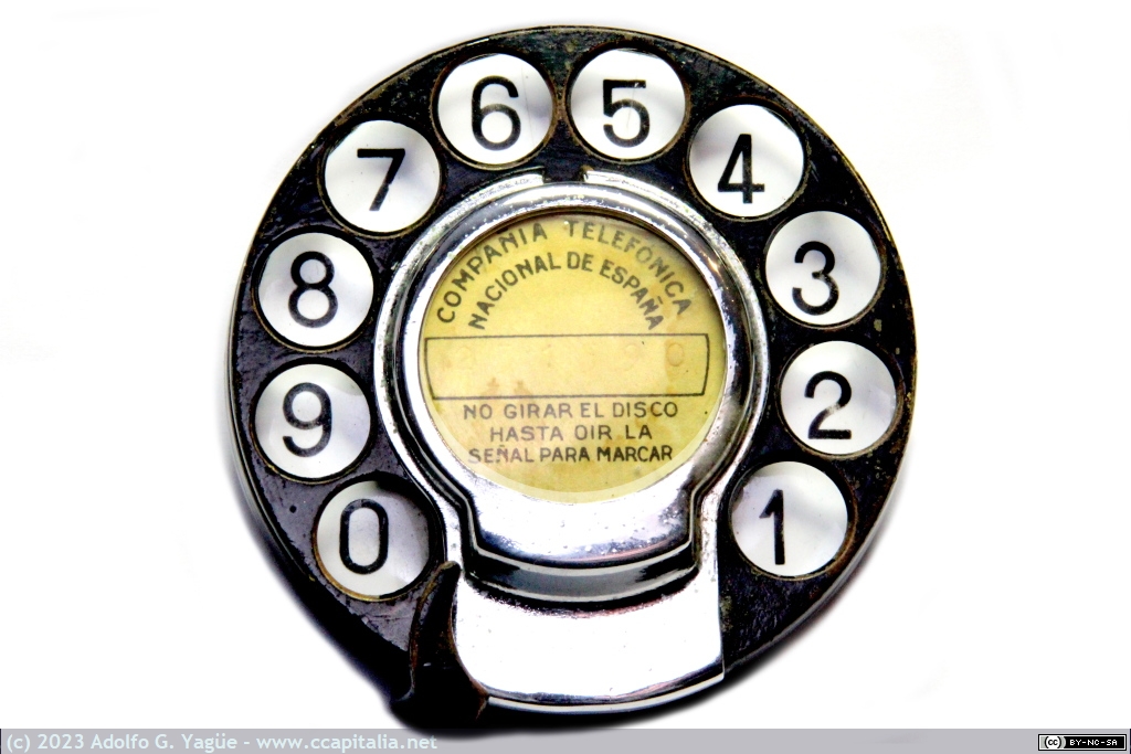 1662 - Disco de marcado de teléfono automático 2652 (2), 1926