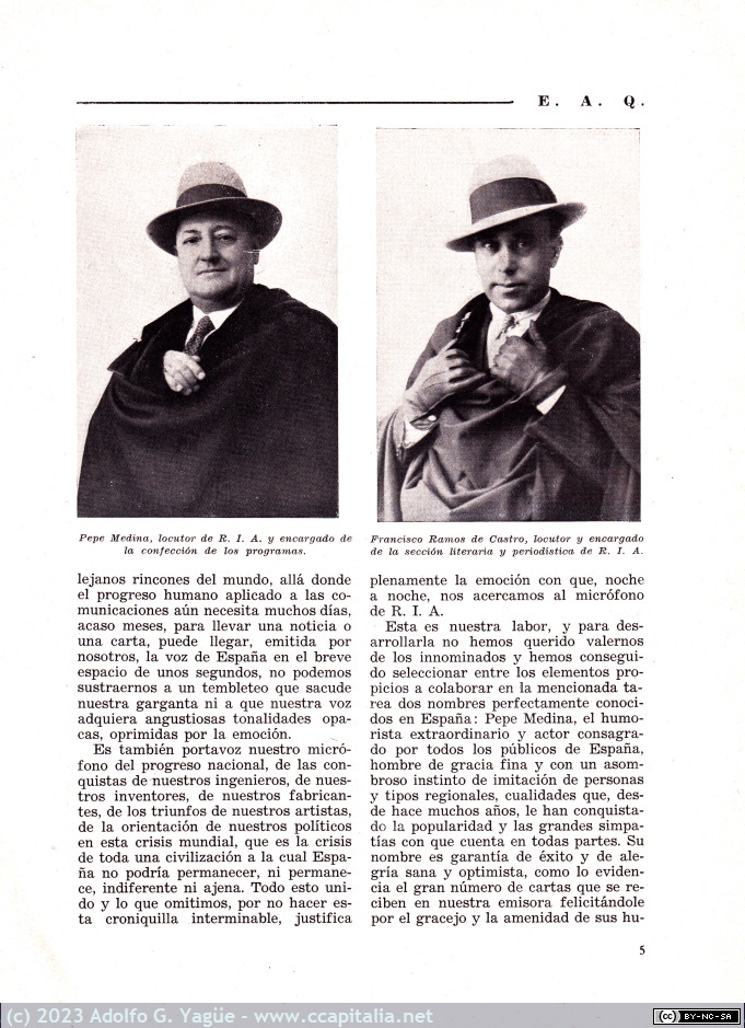 1722 - E.A.Q. El estudio de la R.I.A. Número 1 (6), 1932