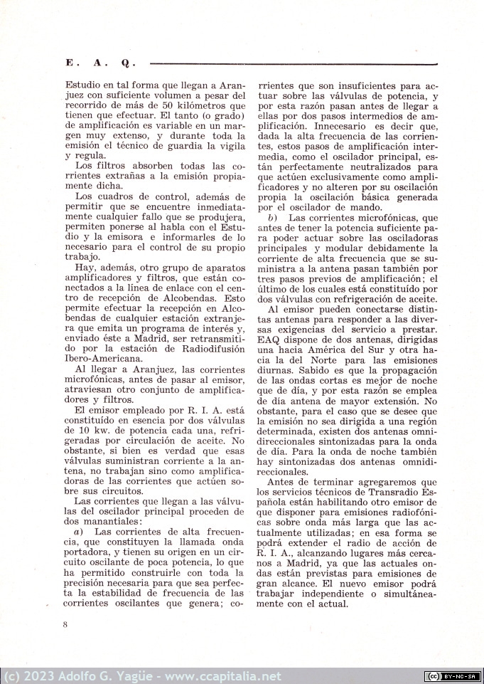 1722 - E.A.Q. El estudio de la R.I.A. Número 1 (9), 1932