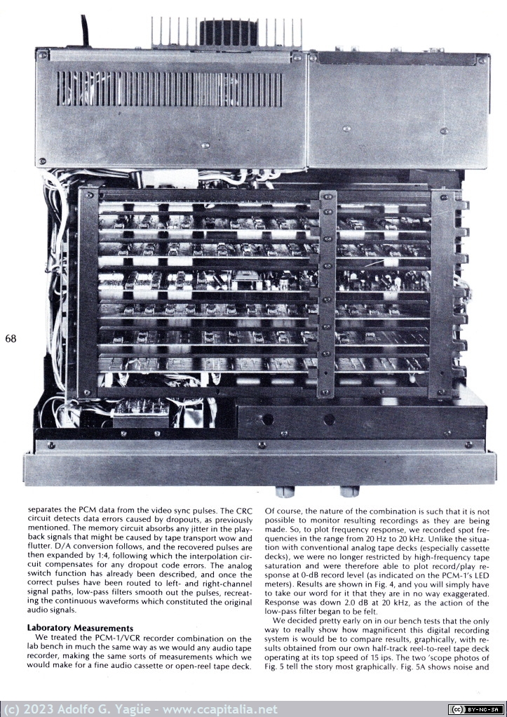1724 - Sony PCM-1 Audio Unit. Primer procesador PCM de audio presentado por Sony en 1977 (4), 1980