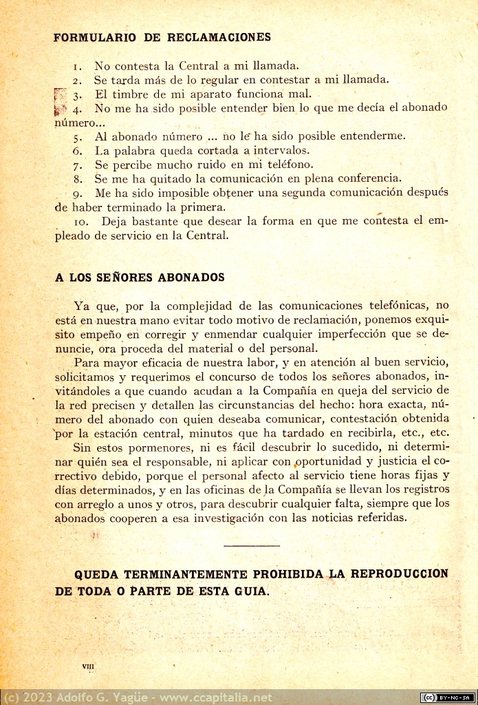 1735 - Compañía Telefónica Nacional de España. Lista de abonados al Telefóno. Instrucciones para las Guías de Madrid (5), 1926