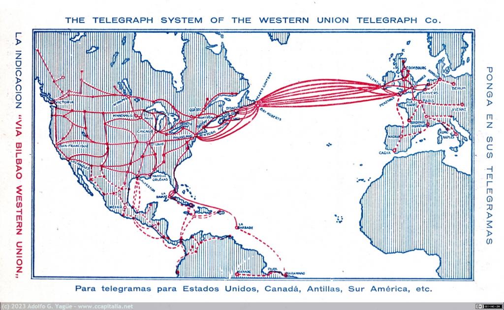 1766 - Red telegráfica de Western Union (2), años 20