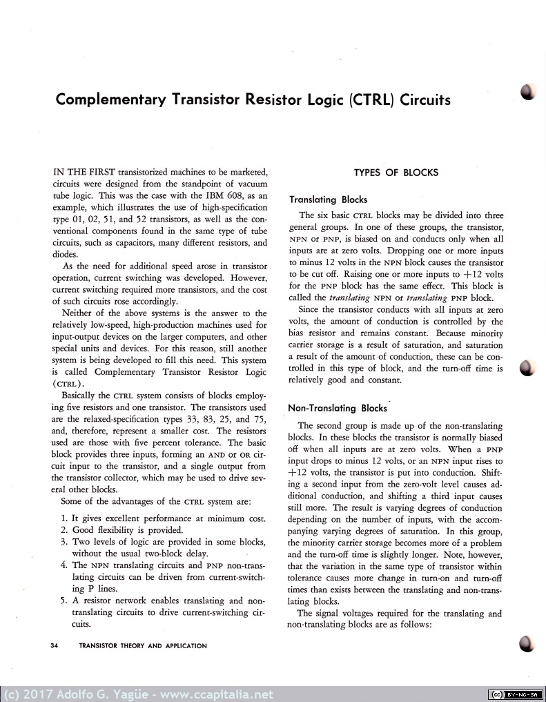 219 - IBM Transistor Theory and application (7), 1958