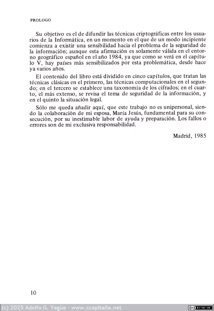 1992 - Protección de la Información. Diseño de criptosistemas informáticos. Amador Rodríguez Prieto (3), 1985