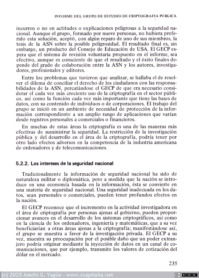1992 - Protección de la Información. Diseño de criptosistemas informáticos. Amador Rodríguez Prieto (10), 1985