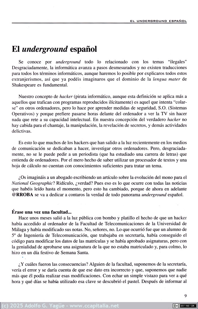 1975 - Manual de Hack. CD y recopilación n1 artículos de la revista @RROBA. Andrés Méndez y Manuel E. Baleriola (2), 1997-1999