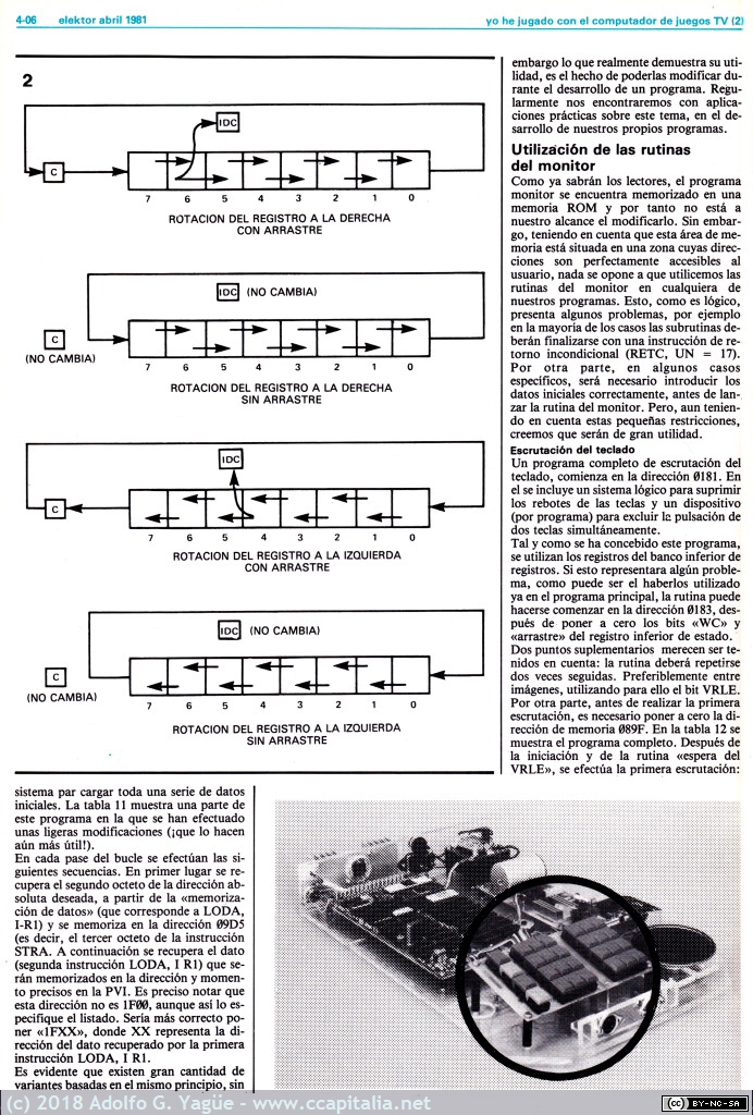 546 - Yo he jugado con el computador de Juegos TV. Elektor número 11 (4), 1981
