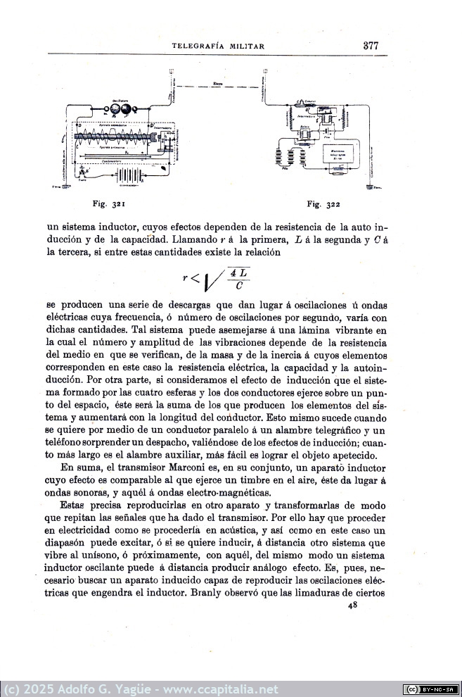 1983 - Telegrafía militar. Carlos Banús y Tomas. 2ª Edición (12), 1897