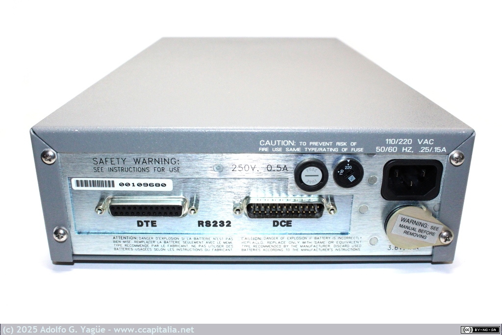 1816 - Cylink SecureX25L. Encriptador DES para X.25. Interfaces RS-232 DTE y DCE (2), 1992
