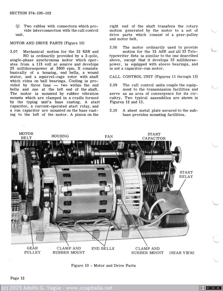 973 - Teletype 32 y 33.  Vol 1. Motor and Drive Parts (9), 1964
