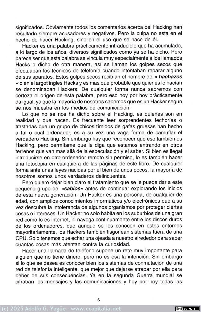 1820 - Hackers, piratas tecnológicos (Sistemas de Codificación). Claudio Hernández (3), 1998