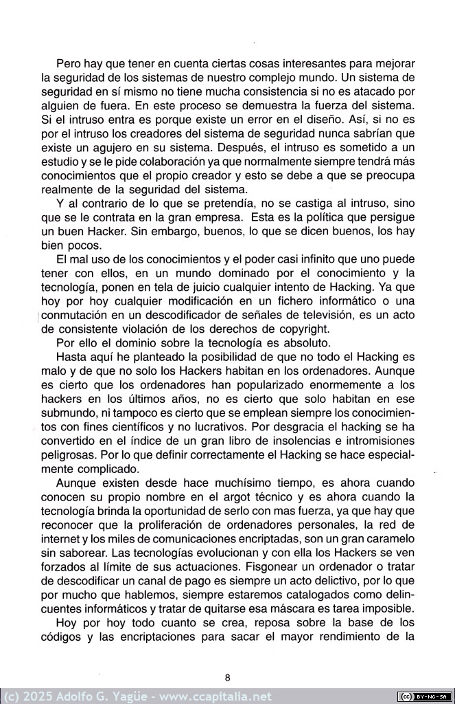 1820 - Hackers, piratas tecnológicos (Sistemas de Codificación). Claudio Hernández (5), 1998