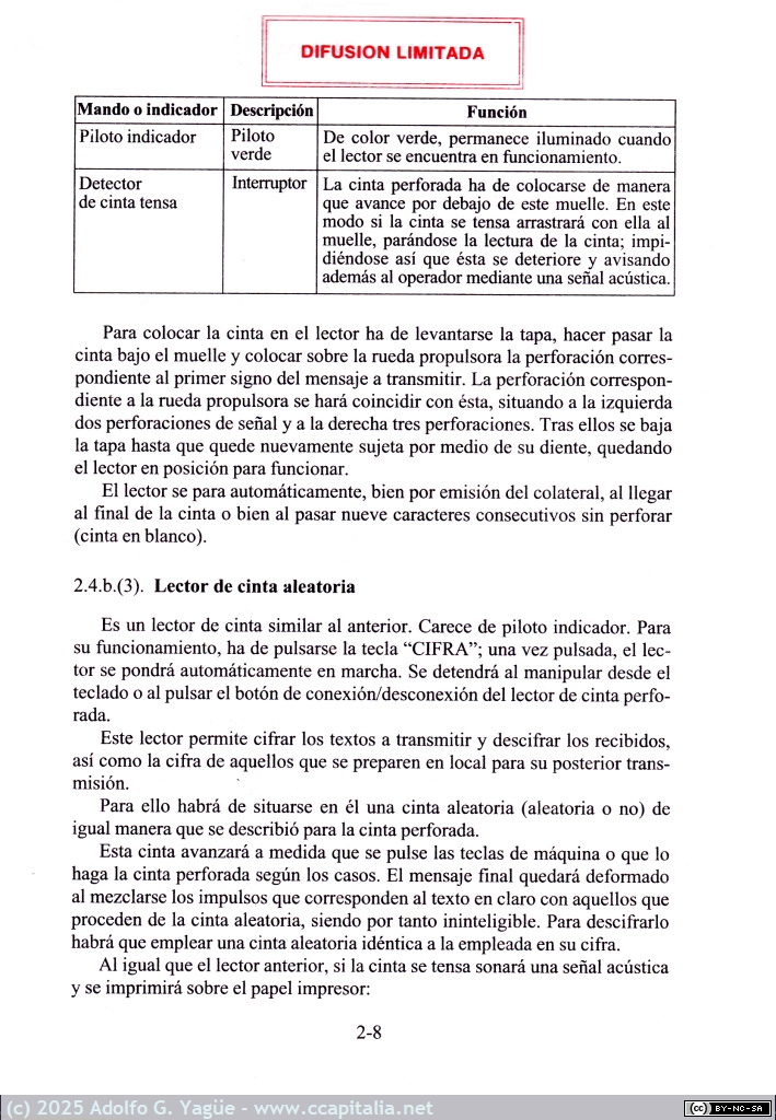 1999 - Teleimpresor Siemens T-1000 y mezclador-cifrador de cinta aleatoria de Eurotrónica FMX-5E. Manual Técnico FF.AA (4), 1999