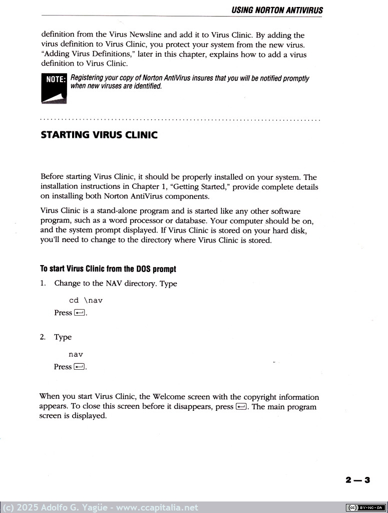 1617 - Manual de usuario The Norton Antivirus v.1.0 (3), 1990