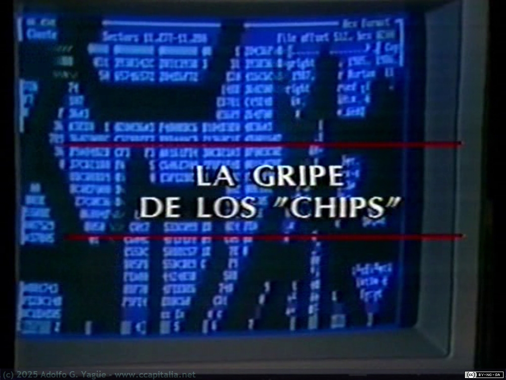 1969 - La gripe de los chips. Reportaje de Informe Semanal (TVE) sobre virus informáticos y el gusano Morris, 1988