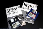 1618 - Antivirus Artemis Profesional v3.1 DOS/WIN y Buho v.1.0 DOS de Panda Software. Dos dikettes de 3" 1/2, 1994