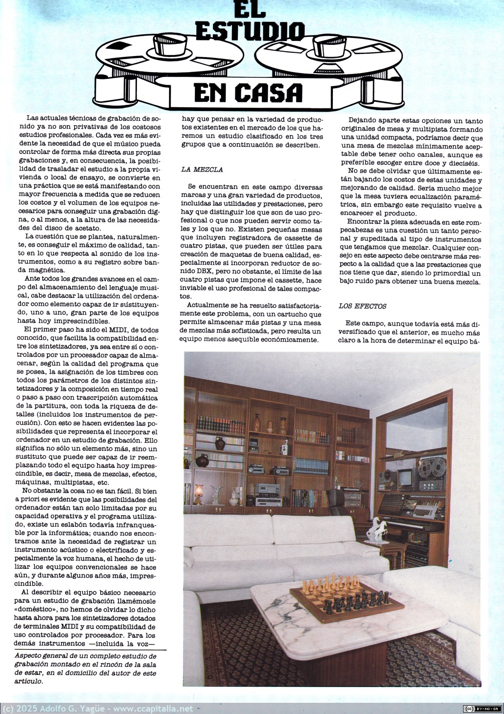 2018 - Música y Tecnología. El estudio en casa. Juan José López Ibañez (9), 1986