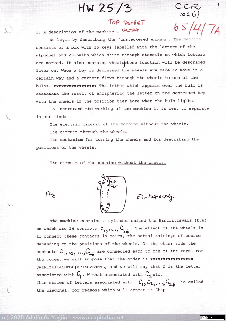 2003 - Turing's Treatise on the Enigma. Alan Turin. Facsímil (2), 1939-1942