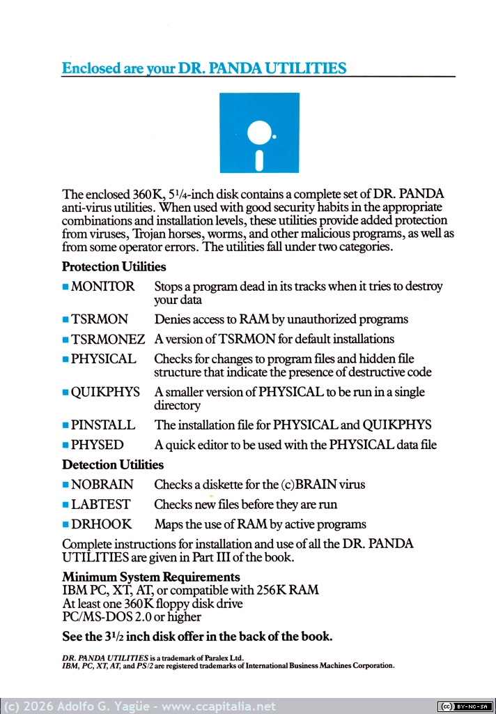 1787 - V.I.R.U.S. PROTECTION. Vital Information Resources Under Siege. Pamela Kane (10), 1989