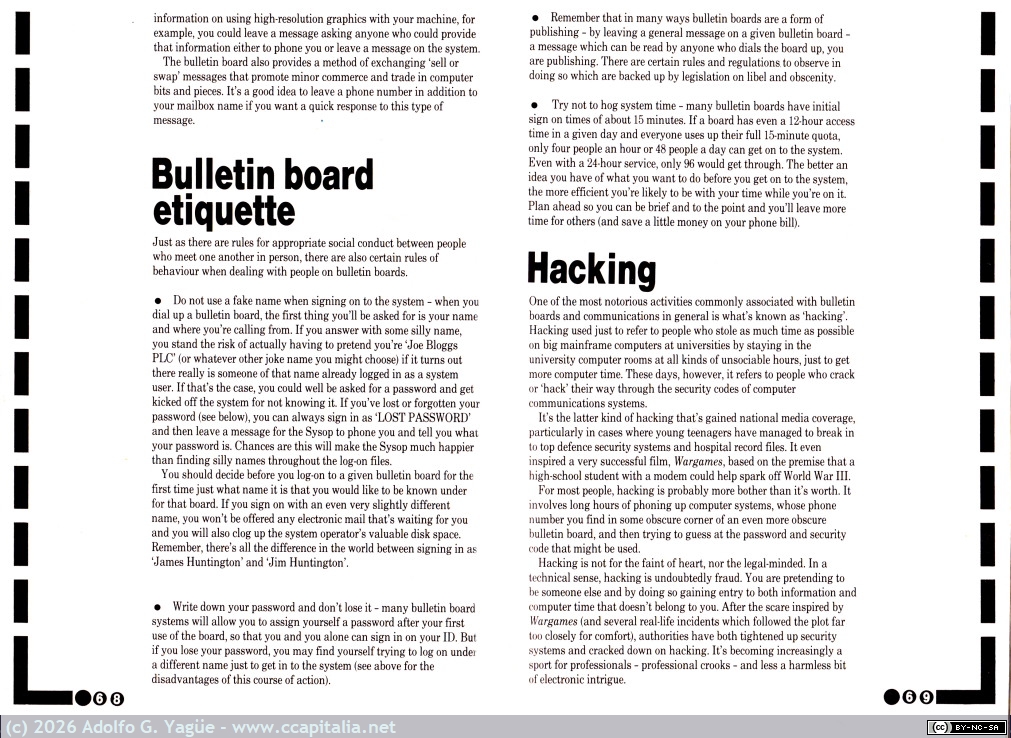 1675 - The Hacker's Handbook. ZX Spectrum Communications Guide. Geof Wheelwright & Ian Scales (8), 1985