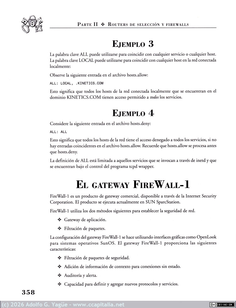 1676 - Firewalls y la seguridad en Internet y CD-ROM, Karanjit Siyan y Chris Hare (3), 1997