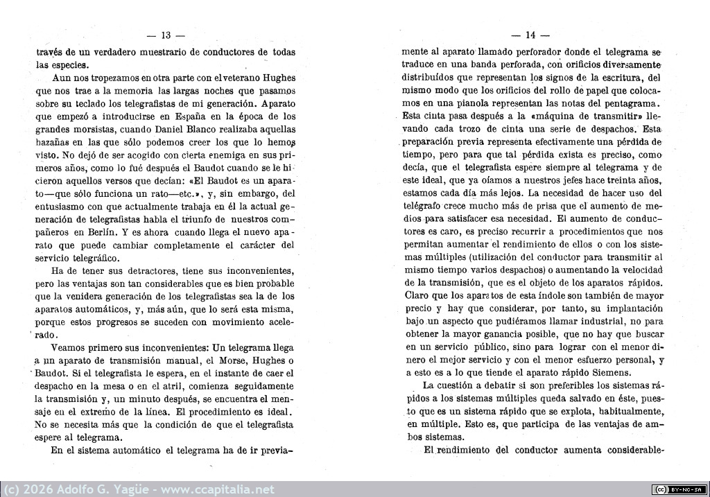 1672 - El aparato telegráfico rápido Siemens. Miguel Nieto. Dirección General de Correos y Telégrafos (2), 1922