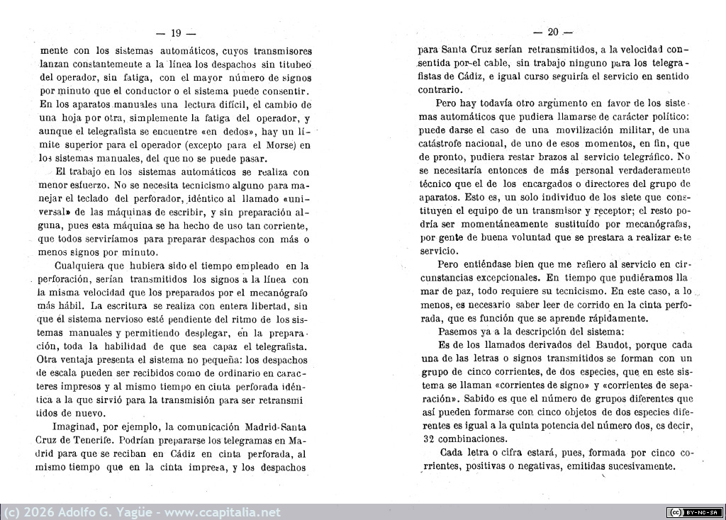 1672 - El aparato telegráfico rápido Siemens. Miguel Nieto. Dirección General de Correos y Telégrafos (3), 1922