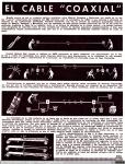 595 - El Cable "Coaxial". Blanco y Negro, 1957