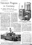 1866 - Television progress in Germany. The Wireless World. 10 Julio (1), 1936