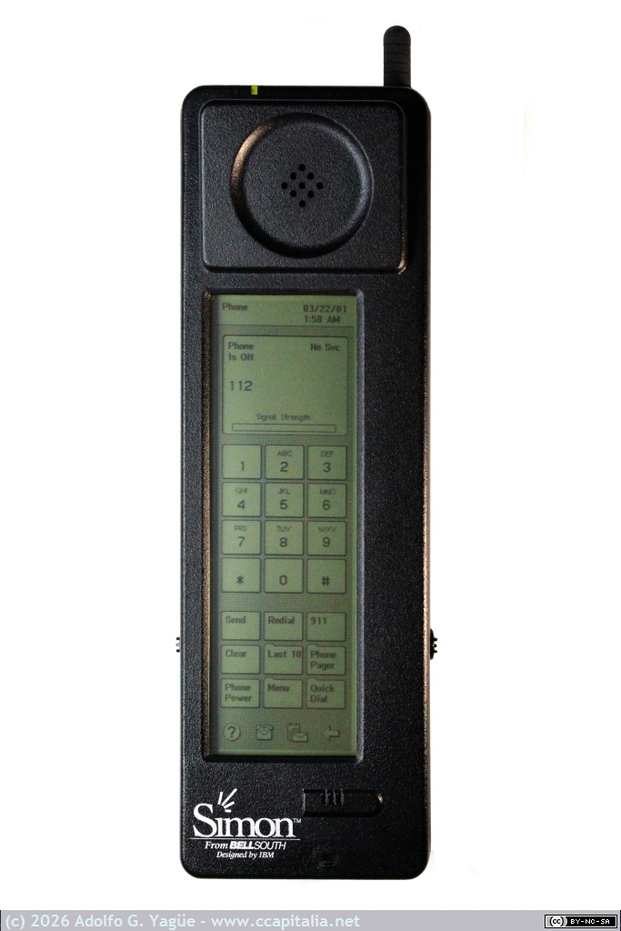 250 - IBM Simon Personal Communicator. Teléfono (3), 1994