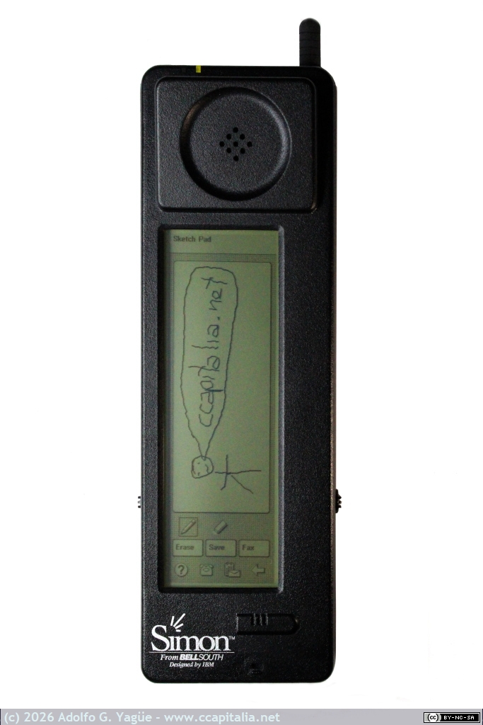 250 - IBM Simon Personal Communicator. Sketch pad (7), 1994