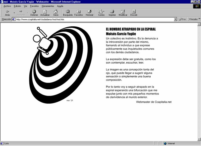 El hombre atrapado en la espiral