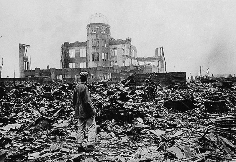 Hiroshima días después de la bomba