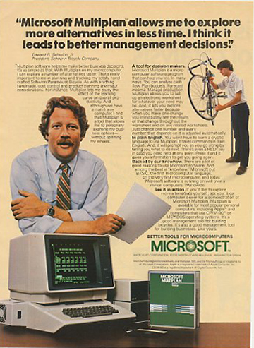 Microsoft BASIC, VisiCalc y Multiplan
