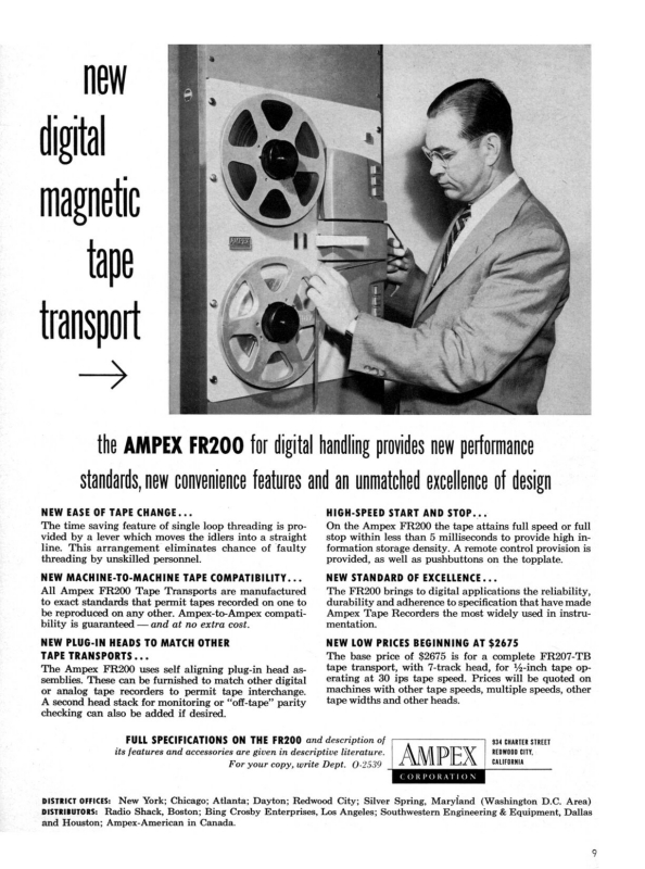 1956 - Ampex