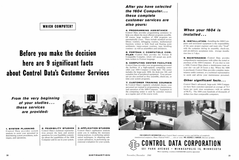 1960 - Control Data