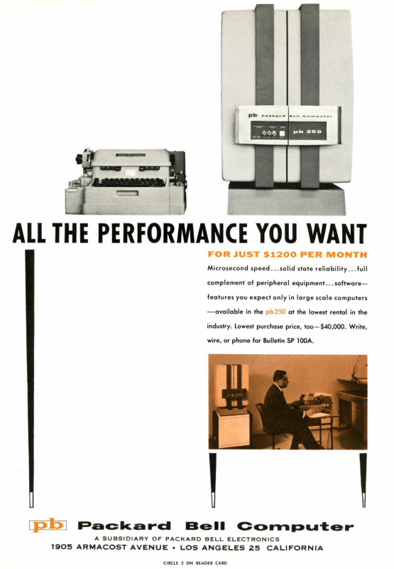1961 - Packard Bell Computer